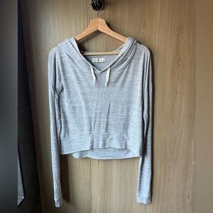 Abercrombie & Fitch Light Gray Hoodie